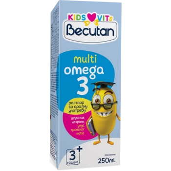 BECUTAN KIDS VITS MULTI OMEGA 3 SIRUP 250ML