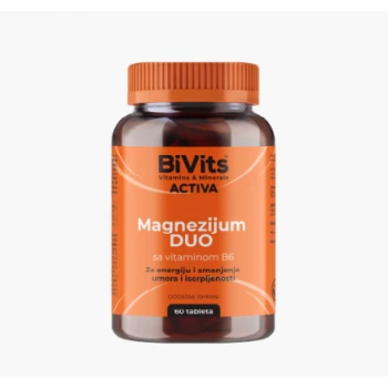 BIVITS ACTIVA MAGNEZIJUM DUO SA VITAMINOM B6 TABLETE A60