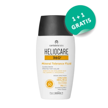 Heliocare 360 Mineral Tolerance Fluid SPF50 50ml 1+1 gratis