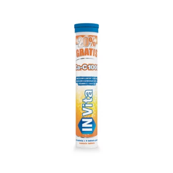 Invita Ca-Vitamin C 1000mg 24 šumećih tableta