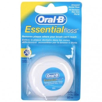 Oral-B Essential nevoskirani konac za zube 50m