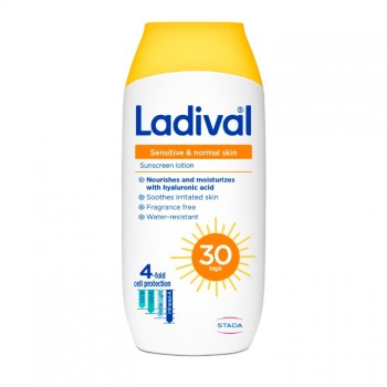 LADIVAL GEL ZA KOŽU SKLONU ALERGIJI SPF30+ 200ML