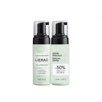 Lierac pena za čišćenje lica duo pakovanje 2x150ml
