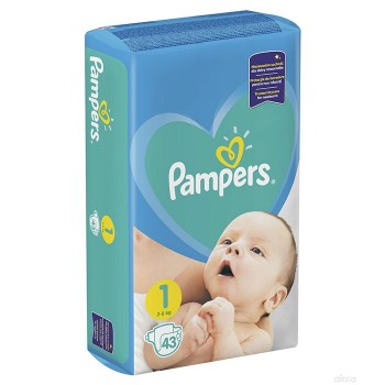 Pampers Active Baby 1 Newborn 2-5kg 43 komada