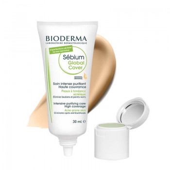 BIODERMA SEBIUM GLOBAL COVER TONIRANI TRETMAN 30ML + 2G
