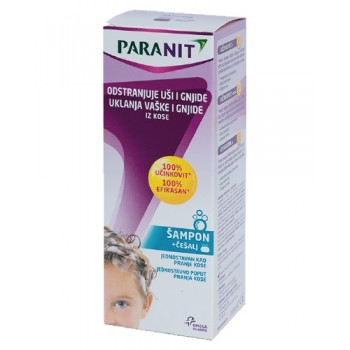 Paranit šampon protiv vašaka + češalj 200ml