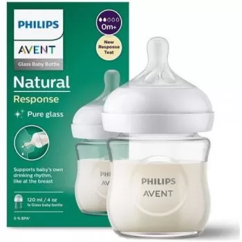 AVENT BOCA NATURAL RESPONSE 120ML STAKLENA