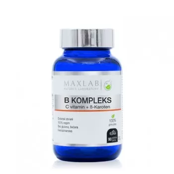 Maxlab Vitamin B kompleks sa C vitaminom i beta-karotenom 90 tableta