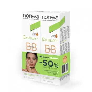 Noreva Exfoliac BB krema zlatna 2x30ml (drugi -50%)