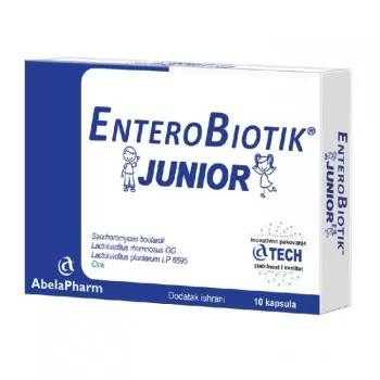ENTEROBIOTIK JUNIOR, 10 KAPSULA