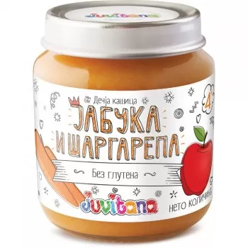 JUVITANA KAŠICA OD JABUKE I ŠARGAREPE 128G