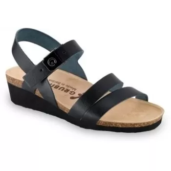 Grubin Lucca sandale crne