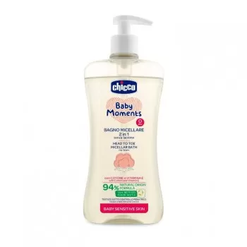 Chicco Baby Moments Sensitive micelarna kupka i šampon 500ml
