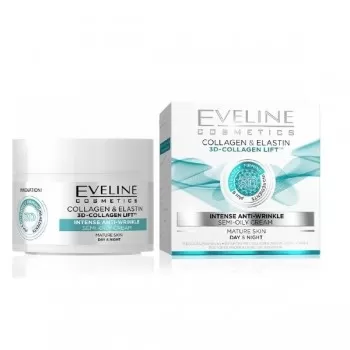 Eveline +6 3D Collagen dnevna i noćna krema za lice 50ml