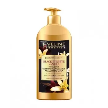 Eveline Luxury Black & White Vanilla mleko za telo 350ml
