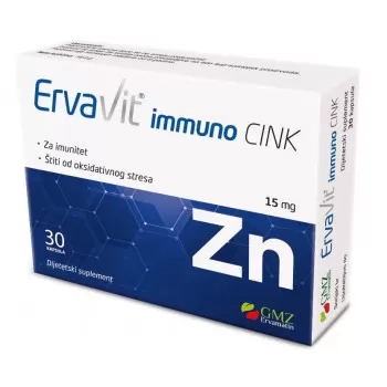 ErvaVit Immuno Cink 15mg 30 kapsula