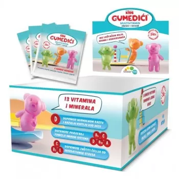 Gumedići Multivitamin 40 kesica po 3 gumene bombone