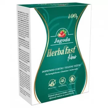 Herbafast Fiber jagoda kesice 10 kom