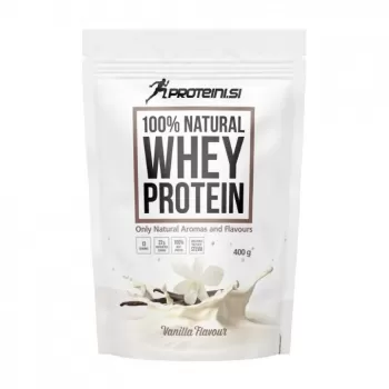 Proteini.si 100% Natural Whey protein vanila 400g