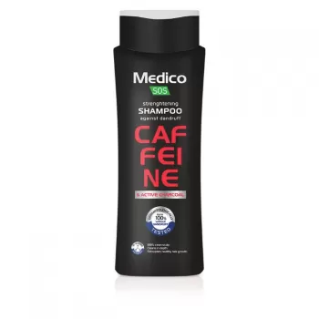Medico SOS Caffeine & Active Charcoal šampon 390ml