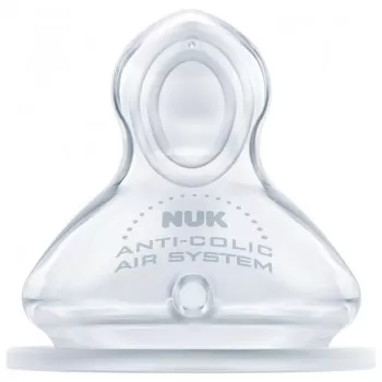 NUK First Choice+ silikonska cucla za mleko M 0-6m