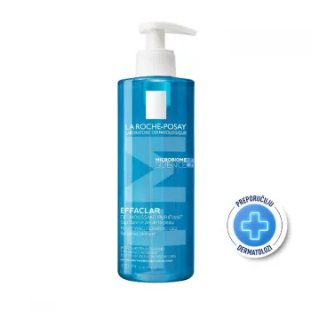 La Roche-Posay EFFACLAR Penušavi gel za čišćenje masne, osetljive kože sklone aknama, 400 ml