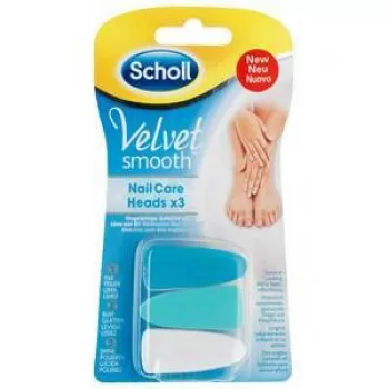 Scholl Velvet Smooth rezervni nastavci za negu noktiju 3 komada
