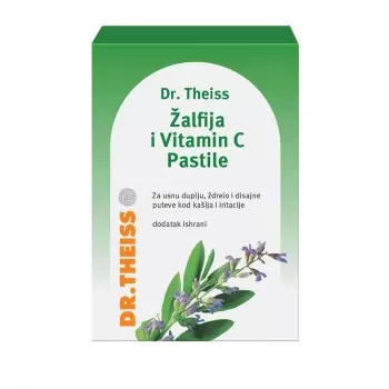 Dr. Theiss Herbalsept žalfija i vitamin C 24 pastile