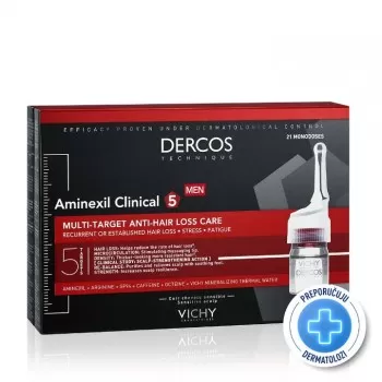 Vichy Dercos Aminexil Clinical 5 ampule za muškarce 21 ampula