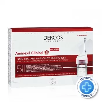 Vichy Dercos Aminexil Clinical 5 ampule za žene 21 ampula