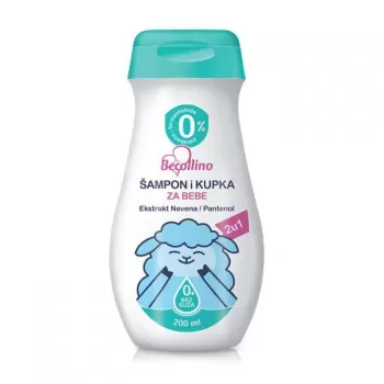 BECOLLINO 2U1 ŠAMPON I KUPKA 200ML