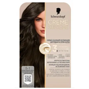Creme Supreme farba za kosu 5.1 Cool Brown