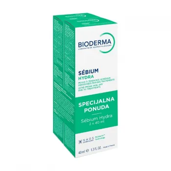 Bioderma Sebium Hydra krema 2x40ml