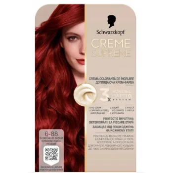 Creme Supreme farba za kosu 6.88 Intense Red