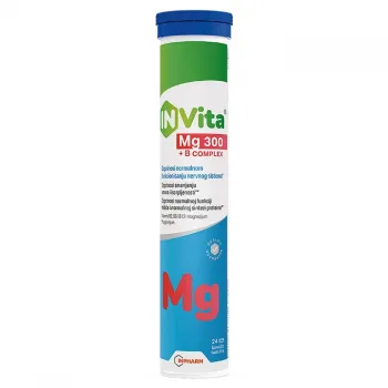 INVITA MG 300MG + B-COMPLEX ŠUMEĆE TABLETE A24