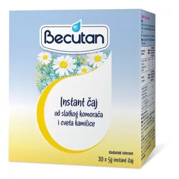 Becutan čaj instant od komorača i cveta kamilice 20x5g