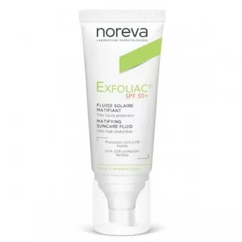 Noreva Exfoliac matirajući fluid SPF50+ 40ml