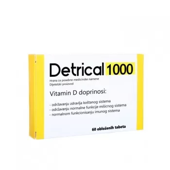 Detrical 1000 IJ 60 tableta