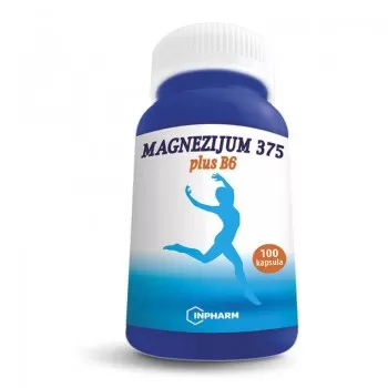 Magnezijum 375 plus B6 100 kapsula