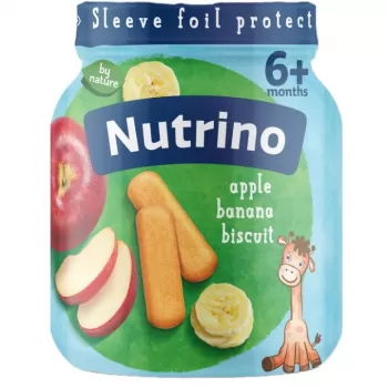Pire od voća jabuka i banana sa keksom 125g