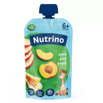 NUTRINO VOĆNI PIRE - JABUKA, KRUŠKA I BRESKVA 100G