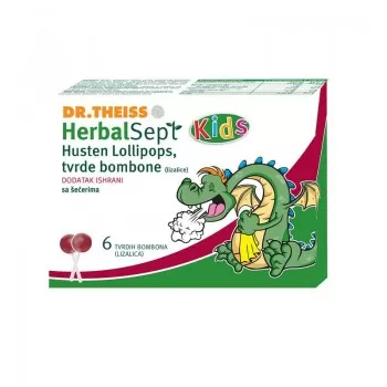Dr. Theiss Herbalsept Kids lizalice protiv kašlja 6 komada
