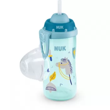 NUK plastična boca sa slamčicom 12m+ 300ml