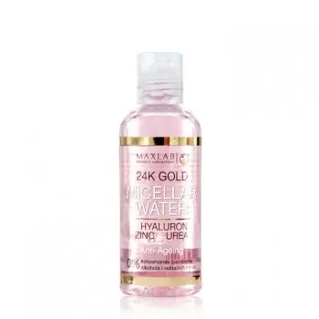 Maxlab Micelarna voda 24K zlato + Hyaluron + Cink + Urea 100ml