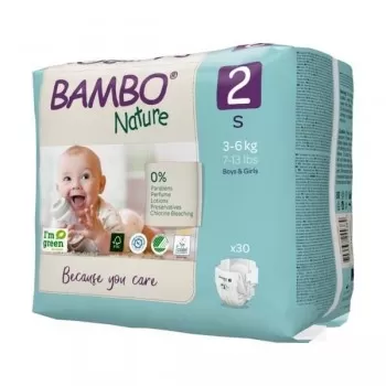 Bambo Nature pelene 2 3-6kg 30 komada