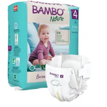 Bambo Nature pelene 4 7-14kg 24 komada