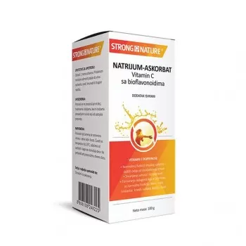 Strong Nature natrijum askorbat sa bioflavonoidima 100g