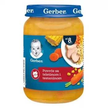 GERBER KAŠICA POVRĆE, TELETINA I REZANCI 190G