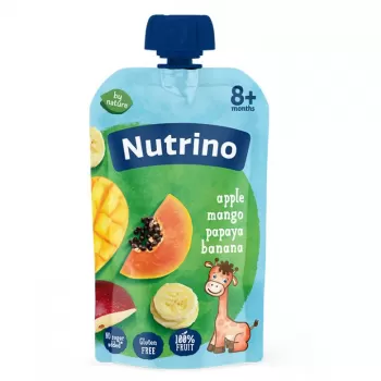 Nutrino voćni pire jabuka, mango, papaja i banana 100g