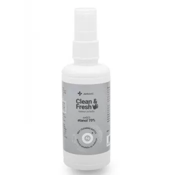 Clean & Fresh rastvor za dezinfekciju kože 100ml Silver
